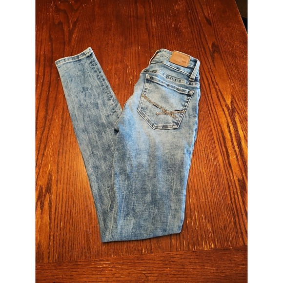 BKE Stella Jeans  23x31.5  Slimfit Skinny Stretch Denim Stitch Pockets (A516) - Picture 1 of 8